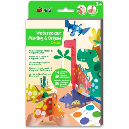 Jeu petit livret 2en 1 Origami et Peinture