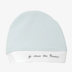 Bonnet de naissance Je veux des Bisous