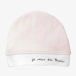 Bonnet de naissance Je veux des Bisous