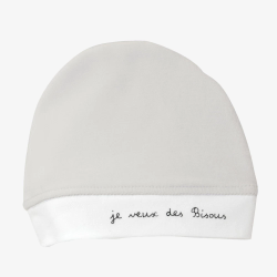 Bonnet de naissance Je veux des Bisous