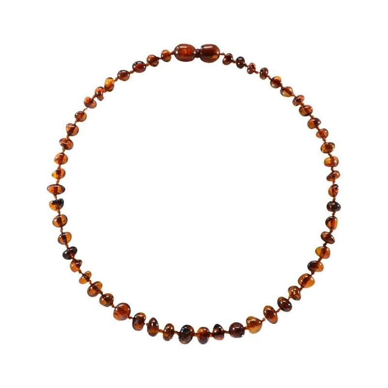 Collier Ambre Batique 32cm – Aux Normes, Sécurisé Pour Bébé | Perles D'ambre Naturel