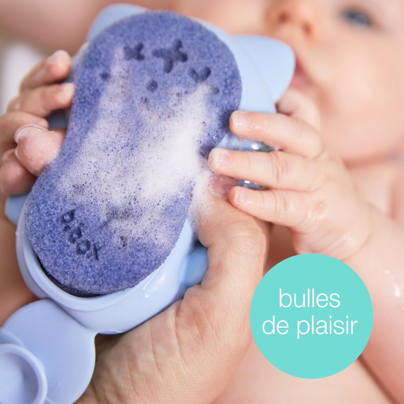 Brosse et Eponge de bain pour bébé