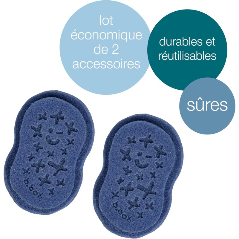 Lot de 2 Eponges de bain pour bébé