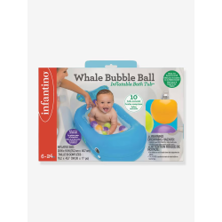 Baignoire gonflable baleine avec balles