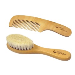 BROSSE ET PEIGNE EN BOIS ET...