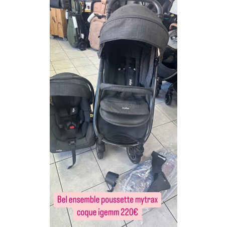 Ensemble duo poussette Mytrax coque I gemm